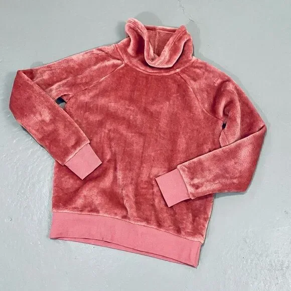 GAIAM | Dusty Pink Cowlneck Fleece Sweatshirt - Picture 2 of 11